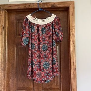 Paisley Print Dress